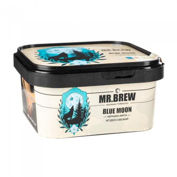 Табак Mr Brew Blue Moon (Черника с мятой) 200 гр в Нарьян-Маре