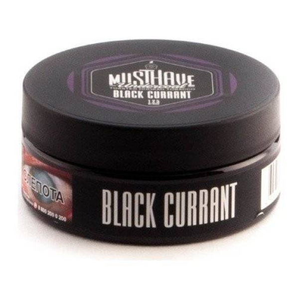 Табак Must Have Black Currant 125 грамм в Нарьян-Маре