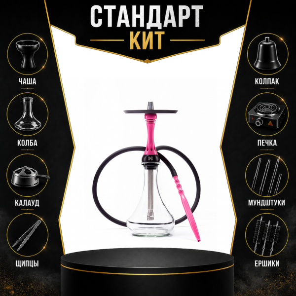 Набор с кальяном  Alpha Hookah X Rose СТАНДАРТ в Нарьян-Маре