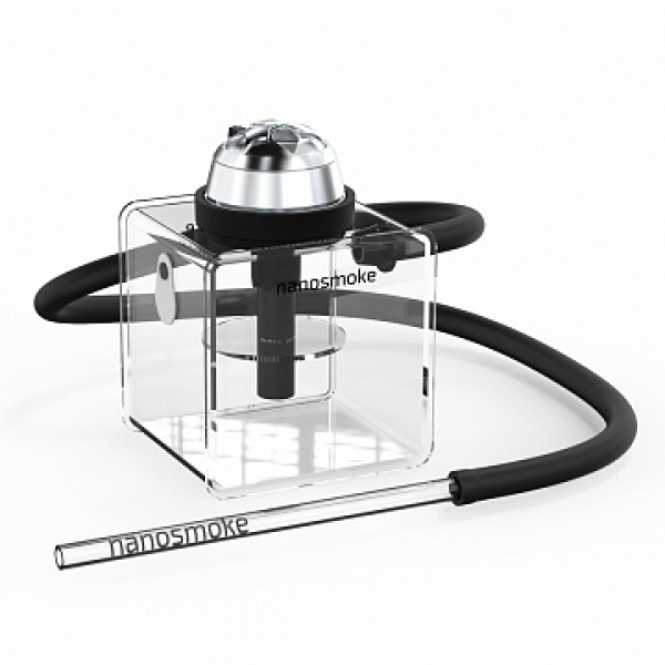 Кальян Nanosmoke box (прозрачный, 23 см) в Нарьян-Маре