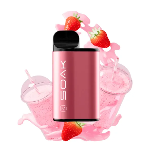 SOAK M Strawberry Cream dream (Клубничный милкшейк), 4000 тяг в Нарьян-Маре