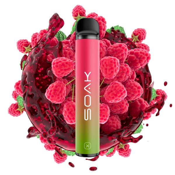 SOAK X Raspberry Soda (Малиновая газировка), 1500 тяг в Нарьян-Маре
