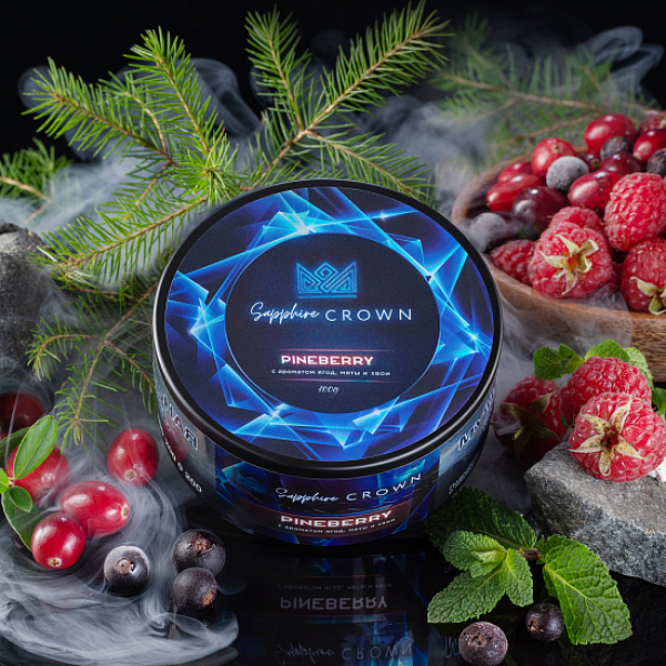 Табак Sapphire Crown Pineberry (Ягоды хвоя Мята) 100 гр в Нарьян-Маре