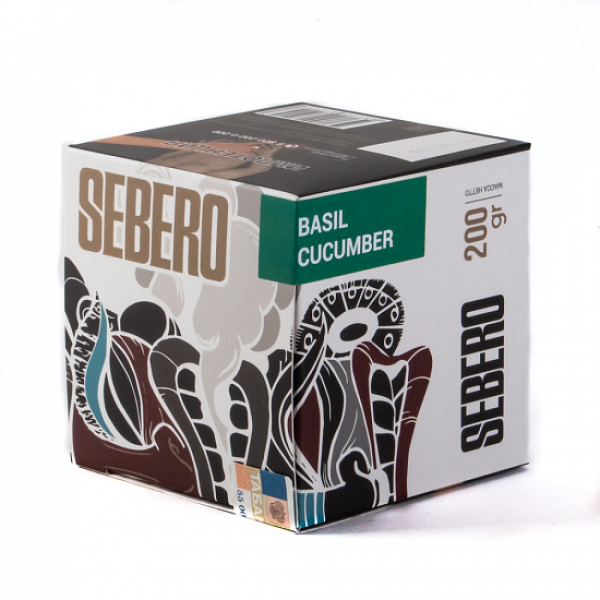 Табак SEBERO BASIL CUCUMBER 200 грамм в Нарьян-Маре