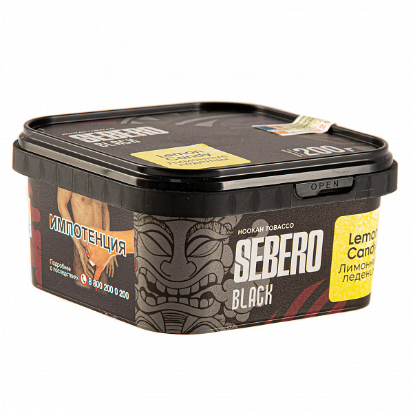 Табак SEBERO BLACK LEMON CANDY 200 гр в Нарьян-Маре