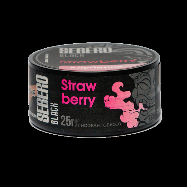 Табак SEBERO BLACK STRAWBERRY 25 гр в Нарьян-Маре