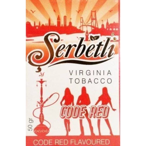 Табак Serbetli Code Red 50 грамм в Нарьян-Маре