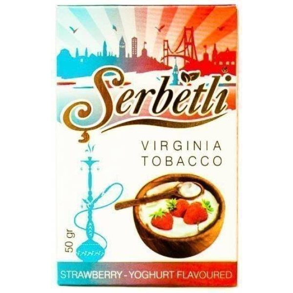 Табак Serbetli Strawberry Yoghurt 50 грамм в Нарьян-Маре