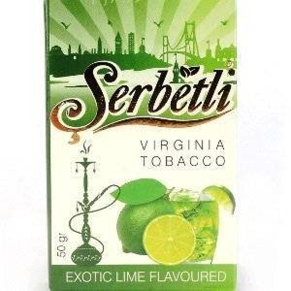 Табак Serbetli Exotic Lime 50 грамм в Нарьян-Маре