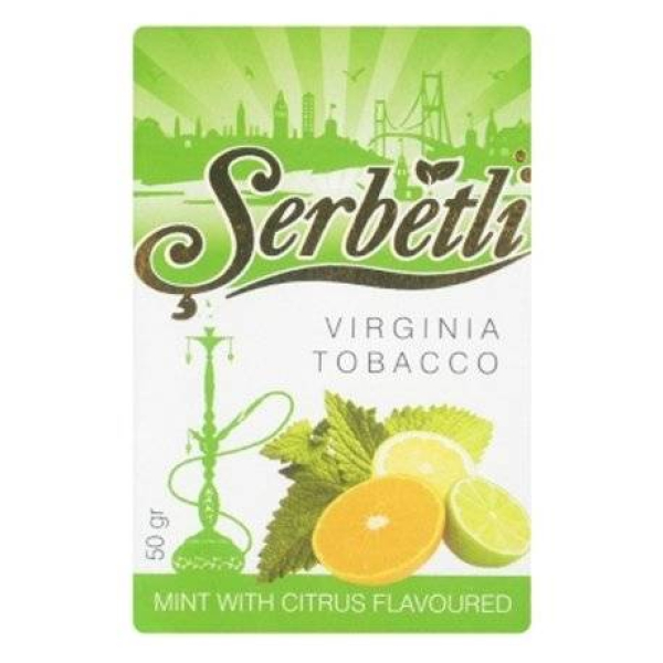 Табак Serbetli Цитрусы с мятой 50 гр в Нарьян-Маре