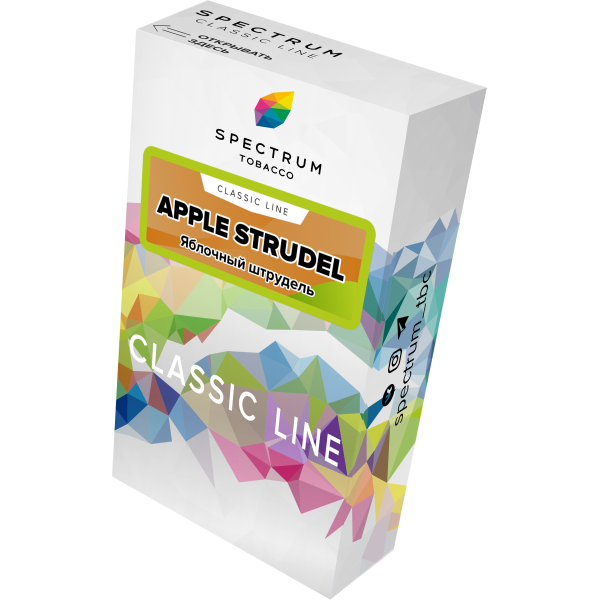 Табак Spectrum Classic apple strudel 40 грамм в Нарьян-Маре