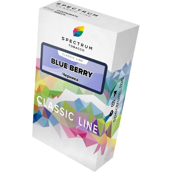 Табак Spectrum Classic blue berry 40 грамм в Нарьян-Маре
