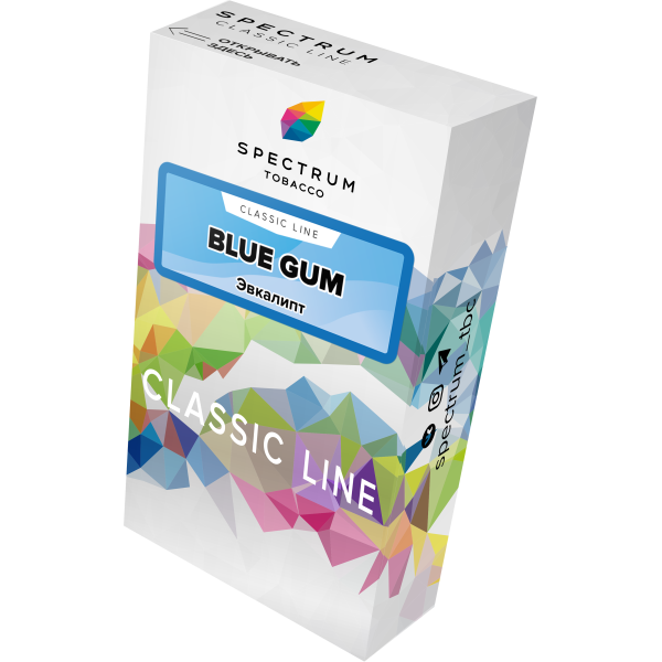 Табак Spectrum Classic blue gum 40 грамм в Нарьян-Маре