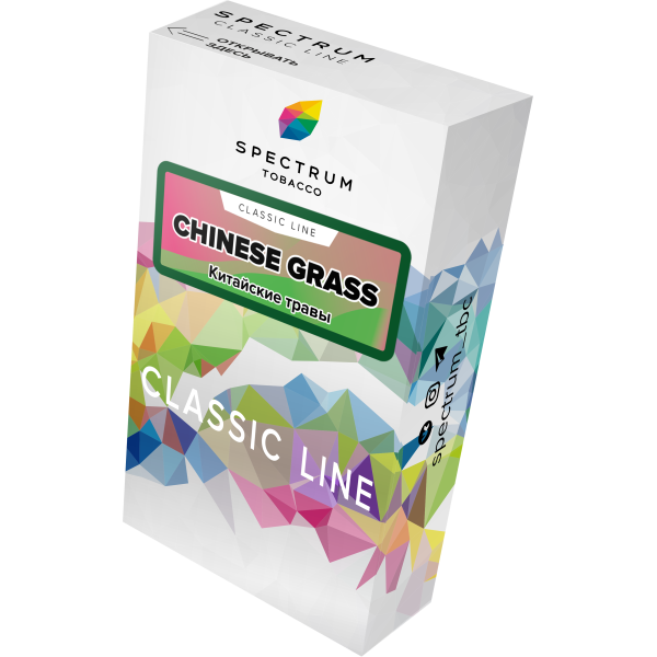 Табак Spectrum Classic chinese grass 40 грамм в Нарьян-Маре
