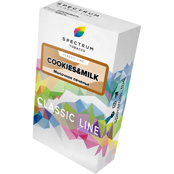 Табак Spectrum Classic cookies milk 40 грамм в Нарьян-Маре