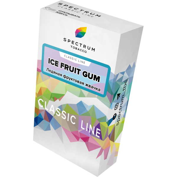 Табак Spectrum Classic ice fruit gum 40 грамм в Нарьян-Маре