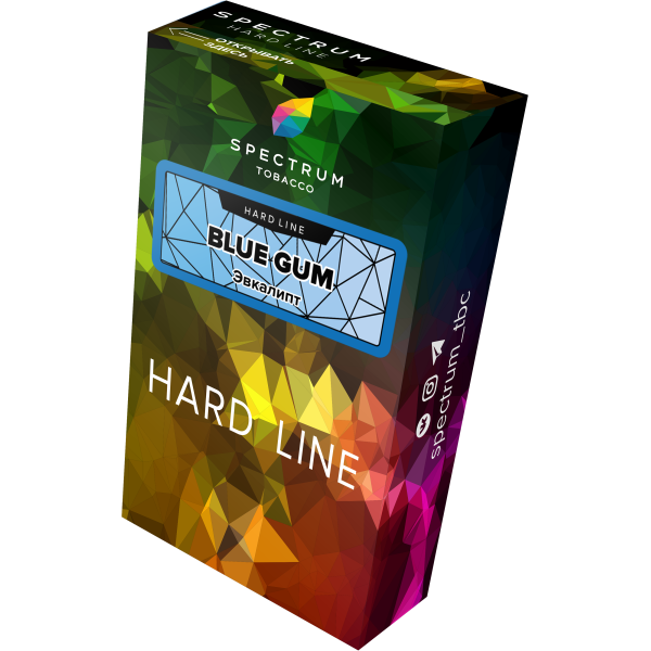 Табак Spectrum Hard blue gum 40 грамм в Нарьян-Маре