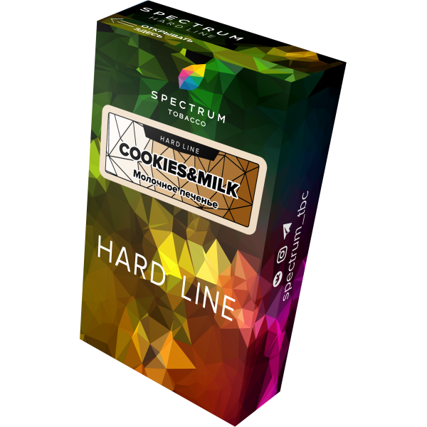 Табак Spectrum Hard cookies milk 40 грамм в Нарьян-Маре