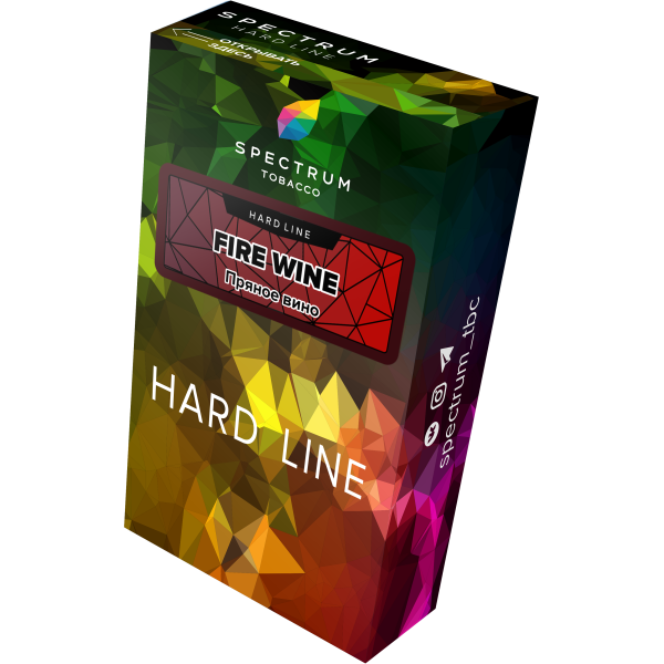 Табак Spectrum Hard fire wine 40 грамм в Нарьян-Маре