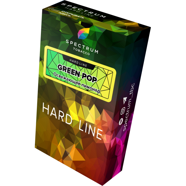 Табак Spectrum Hard green pop 40 грамм в Нарьян-Маре
