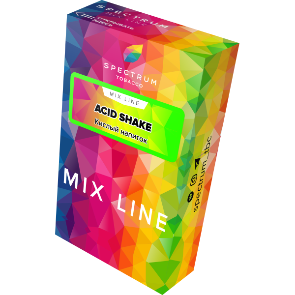Табак Spectrum Mix Line Acid Shake 40 грамм в Нарьян-Маре