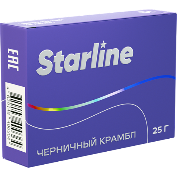 Табак Starline Черничный крамбл 25 гр в Нарьян-Маре