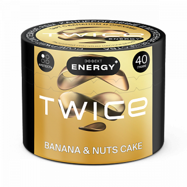 Табак TWICE Banana Nuts Cake (Пирог с бананом и орехами) 40 гр в Нарьян-Маре