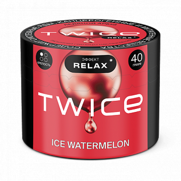 Табак TWICE Ice Watermelon (Ледяной арбуз) 40 гр в Нарьян-Маре