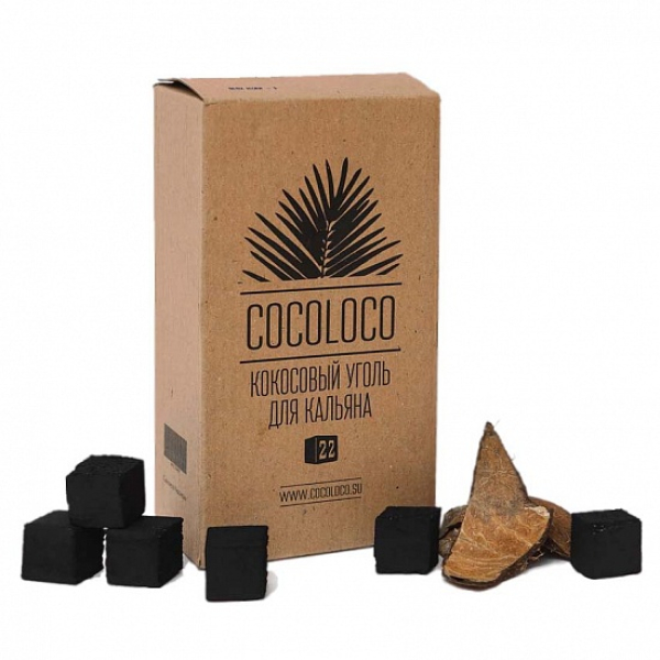Кокосовый уголь Cocoloco 22мм в Нарьян-Маре