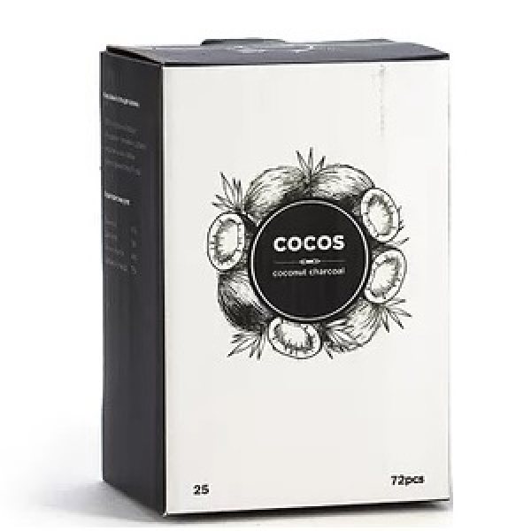 Кокосовый уголь Cocos 25мм для кальяна в Нарьян-Маре