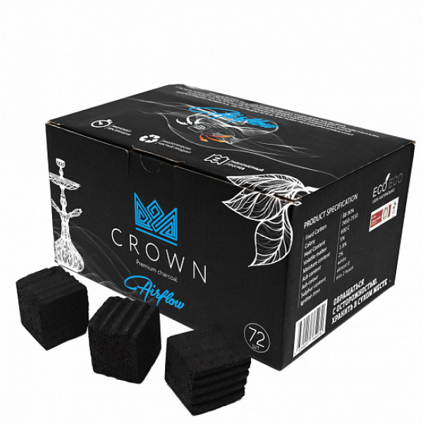 Кокосовый уголь Crown Air-Flow 25 мм в Нарьян-Маре