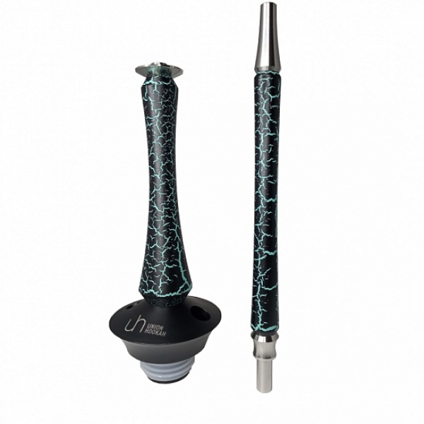 Кальян Union Hookah Sleek Кракле голубой в Нарьян-Маре