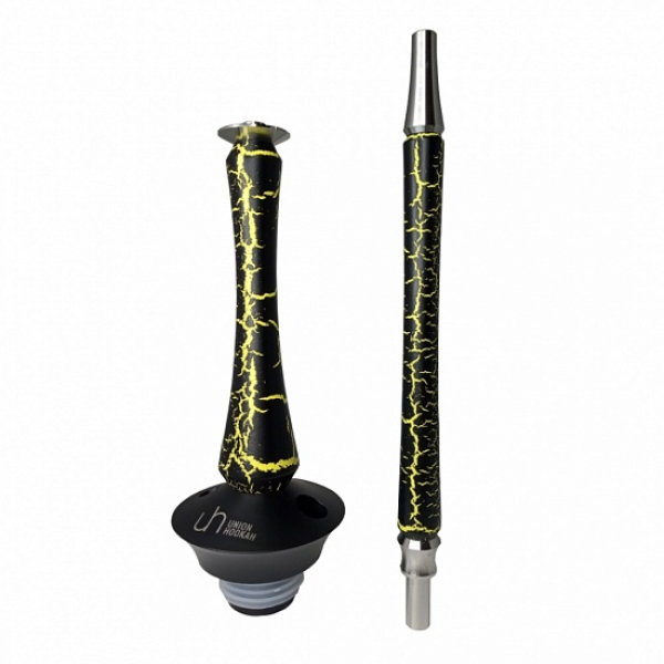 Кальян Union Hookah Sleek Кракле желтый в Нарьян-Маре