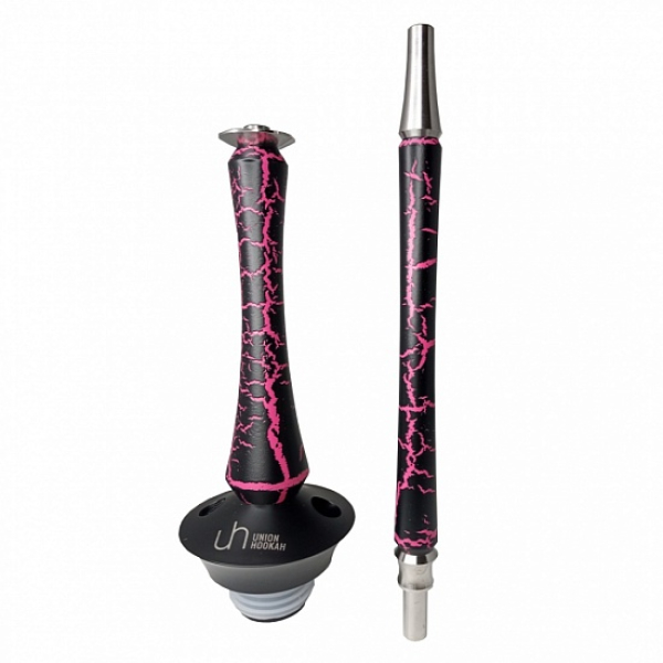 Кальян Union Hookah Sleek Кракле розовый в Нарьян-Маре
