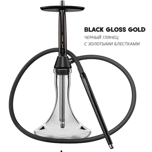 Кальян Koress K3 Black Gloss (Черный,Золотой, 48 см) в Нарьян-Маре