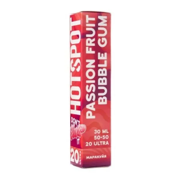 Жидкость HOTSPOT Chow Ultra Passion Fruit Bubble Gum 30 мл в Нарьян-Маре