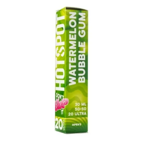Жидкость HOTSPOT Chow Ultra Watermelon Bubble Gum 30 мл в Нарьян-Маре