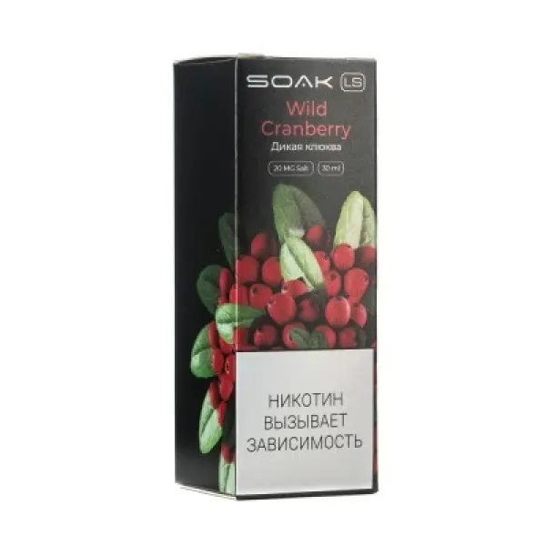 Жидкость SOAK LS Wild Cranberry 30 мл в Нарьян-Маре