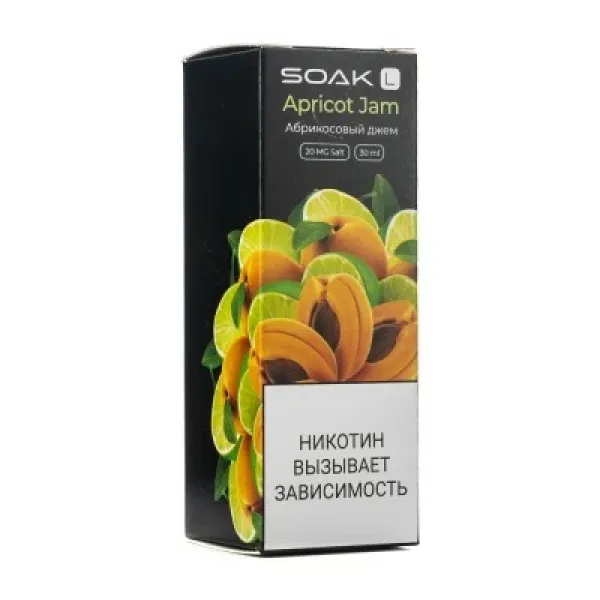 Жидкость SOAK L Apricot Jam 30 мл в Нарьян-Маре