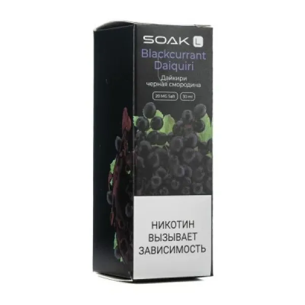 Жидкость SOAK L Blackcurrant Daiquiri 30 мл в Нарьян-Маре