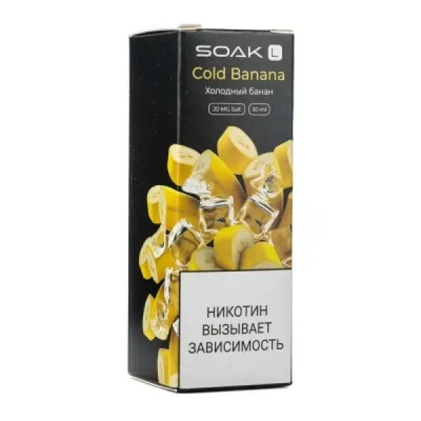 Жидкость SOAK L Cold Banana 30 мл в Нарьян-Маре