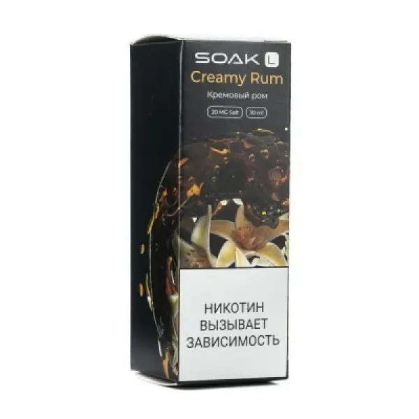 Жидкость SOAK L Creamy Rum 30 мл в Нарьян-Маре