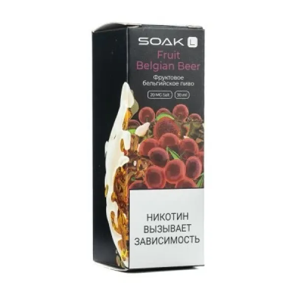 Жидкость SOAK L Fruit Belgian Beer 30 мл в Нарьян-Маре