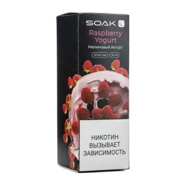 Жидкость SOAK L Raspberry Yogurt 30 мл в Нарьян-Маре