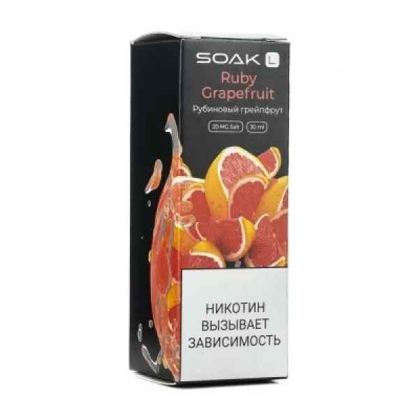 Жидкость SOAK L Ruby Grapefruit 30 мл в Нарьян-Маре