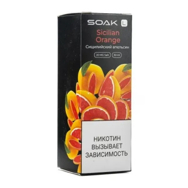 Жидкость SOAK L Sicilian Orange 30 мл в Нарьян-Маре