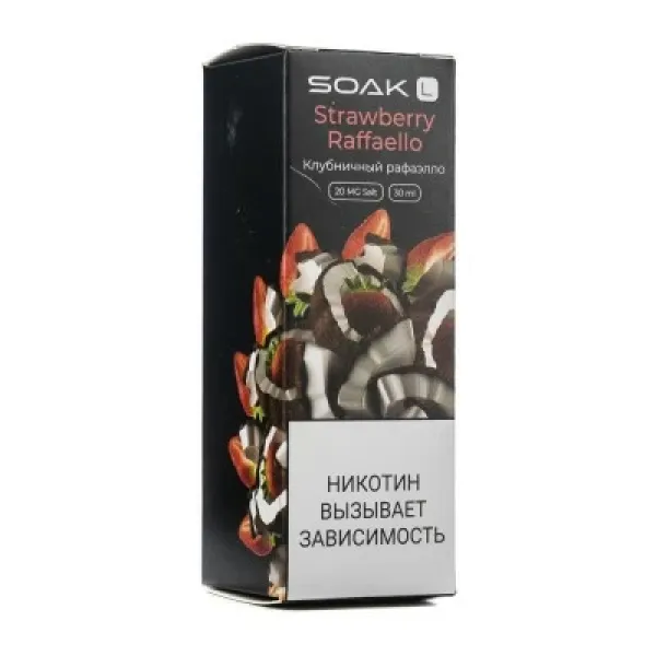 Жидкость SOAK L Strawberry Raffaello 30 мл в Нарьян-Маре