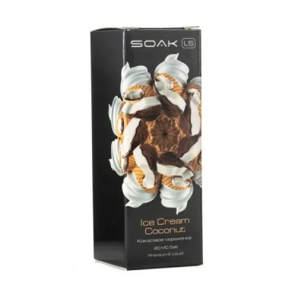 Жидкость SOAK LS Ice Cream Coconut 30 мл в Нарьян-Маре