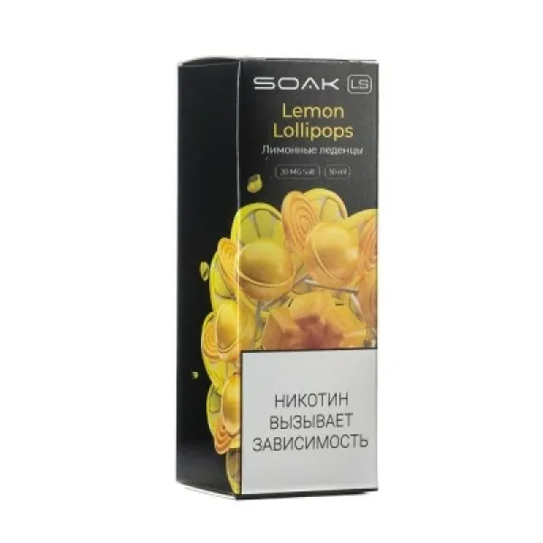 Жидкость SOAK LS Lemon Lollipops 30 мл в Нарьян-Маре