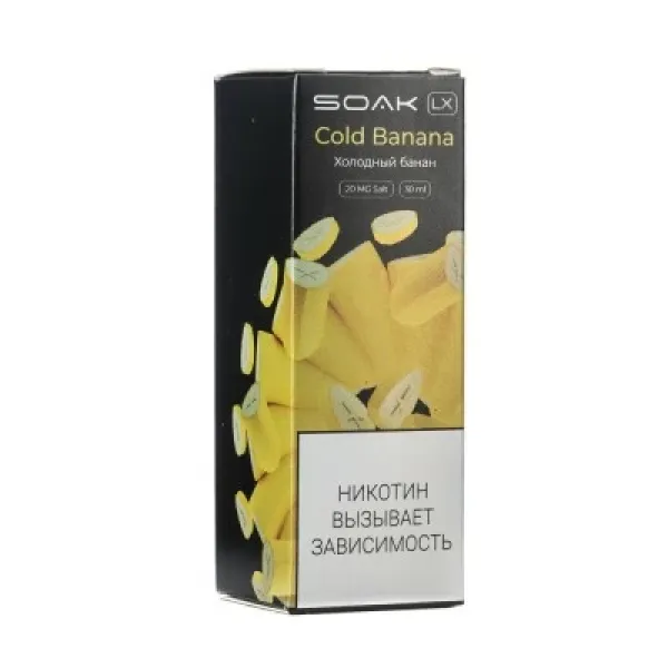 Жидкость SOAK LX Cold Banana 30 мл в Нарьян-Маре